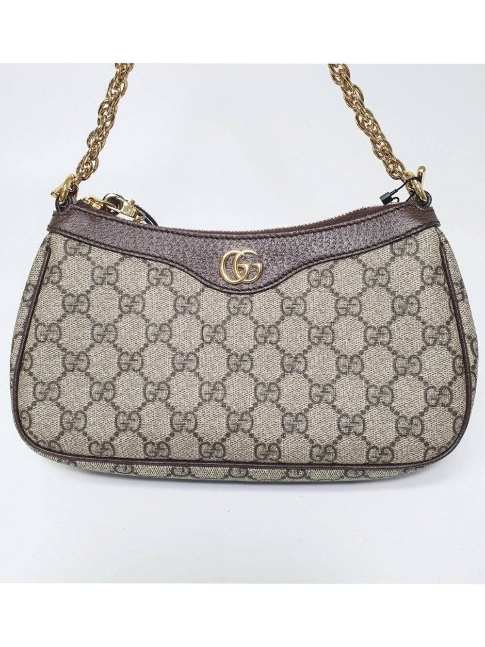 Authentic Gucci Ophidia GG Supreme Chain Shoulder Bag | Designer Pochette - Picture 2 of 12